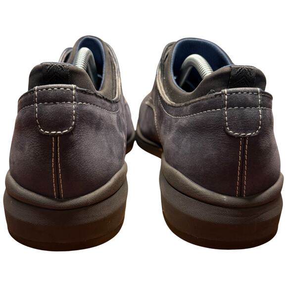 JOHNSTON & MURPHY XC4 Elkins Plain Toe Men's 10M Dual Width Navy Suede Shoes - Picture 4 of 13